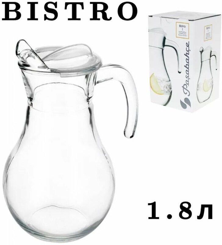 Графин для воды сока BISTRO 1.8л