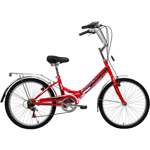 26Велосипед RACER 26-6-30 складной рама сталь 6ск красный 1820000₽