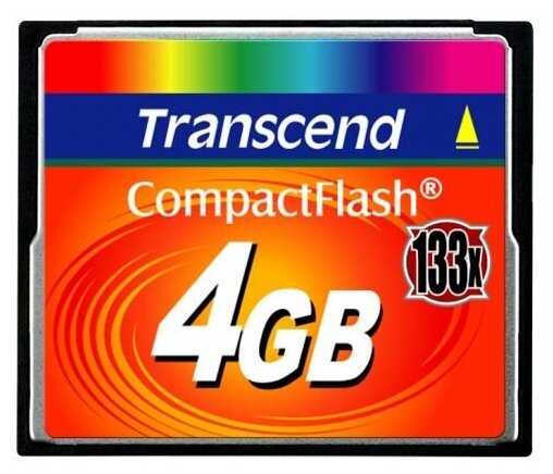 Карта памяти CompactFlash 4GB Transcend TS4GCF133 133x