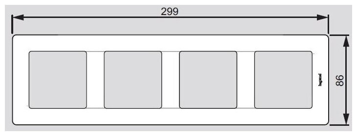Рамка Legrand - фото №5