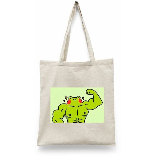 фото Сумка шоппер каждому своё, бежевый