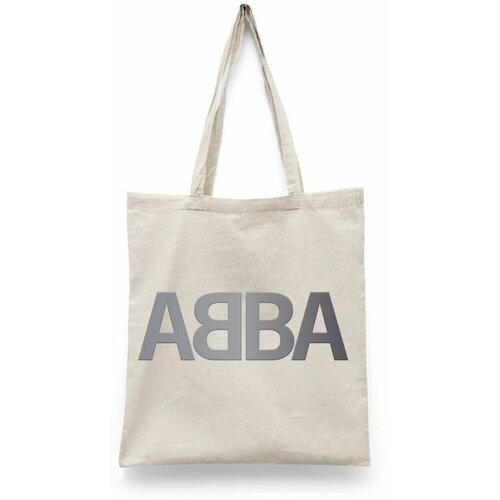 фото Сумка-шоппер унисекс каждому своё "abba/абба/группа" черная