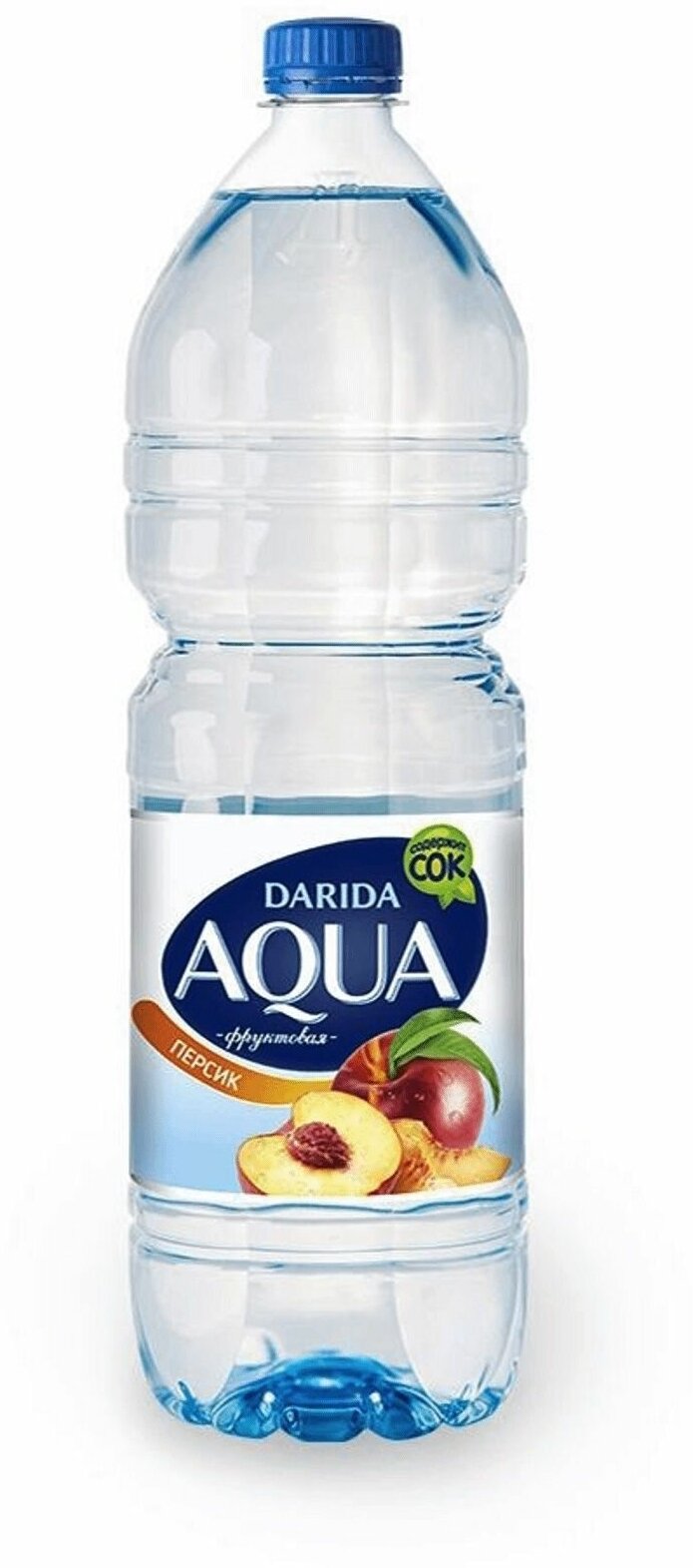 Вода питьевая природная DARIDA (Дарида) Aqua Персик 0,75 л х 12 бутылок, б/г, пэт - фотография № 2