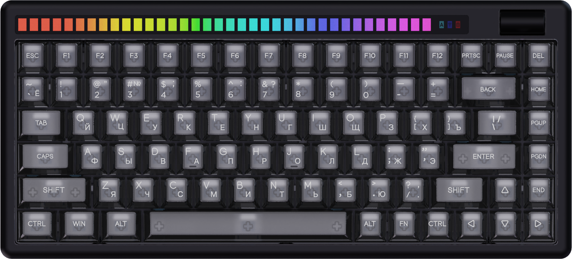 Игровая клавиатура Dareu A84 Pro Black