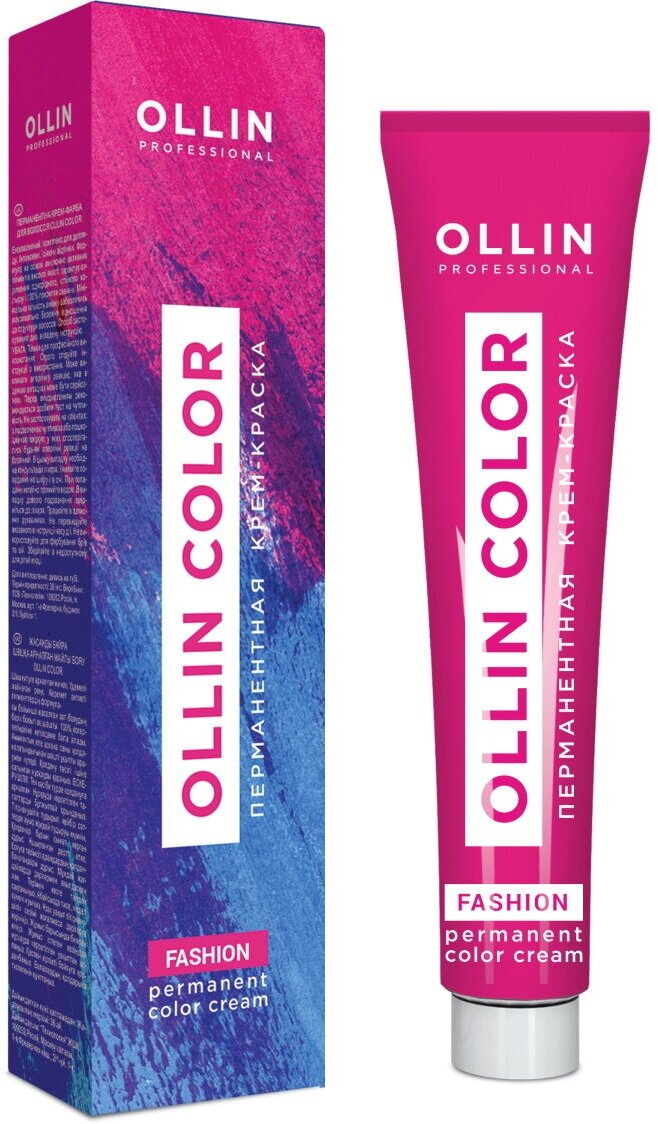 Крем-краска OLLIN COLOR для окрашивания волос OLLIN PROFESSIONAL экстра-интенсивный красный 60 мл