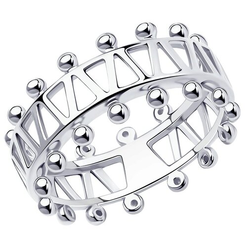 фото Sokolov кольцо из серебра 94013137, размер 18.5