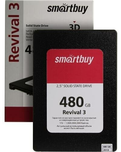 SSD Smartbuy Revival 3 480 Гб SB480GB-RVVL3-25SAT3