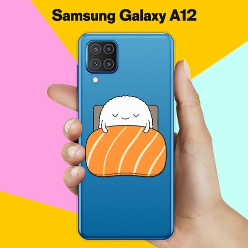 Силиконовый чехол Суши засыпает на Samsung Galaxy A12 силиконовый чехол суши засыпает на honor 20