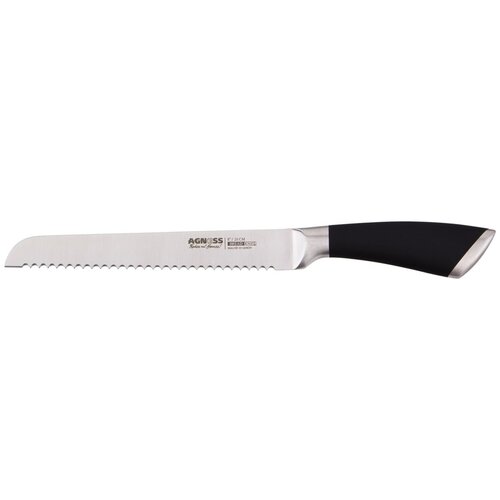фото Нож для хлеба длина 20 см agness (911-019)
