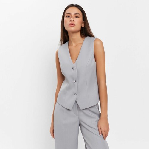 фото Жилет mist, размер 48, серый