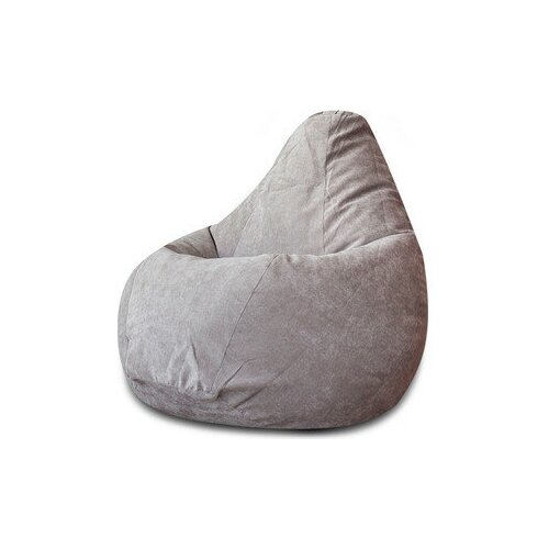 Кресло-мешок DreamBag Серый микровельвет 3XL 150x110