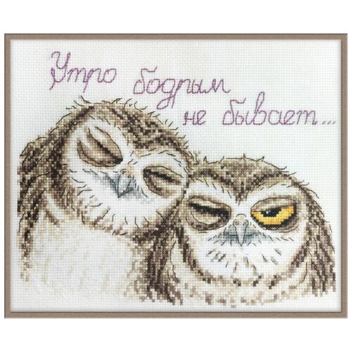 фото Набор для вышивания сони совули по рисунку о. куреевой 18 х 23 см марья искусница 15.002.02