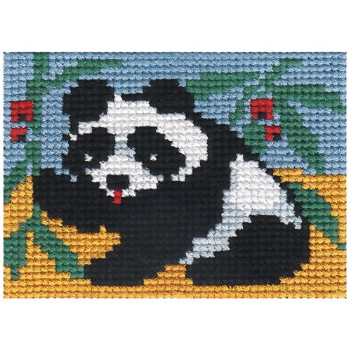 Klart Набор для вышивания Панда (0-003), разноцветный, 1 шт., 9 х 7 см klart набор для вышивания панда 9 x 7 см 0 003