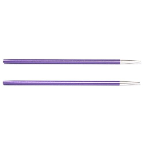 Спицы Knit Pro съемные Zing 47502, диаметр 3.75 мм, amethyst спицы knit pro zing 47238 диаметр 3 75 мм длина 25 см аметистовый