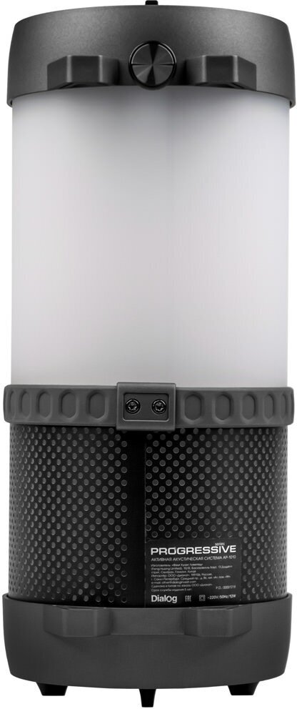 Колонки Dialog Progressive AP-1010 - акустическая колонка-труба c RGB фонарем, 12W RMS, Bluetooth, FM+USB+SD - фото №10