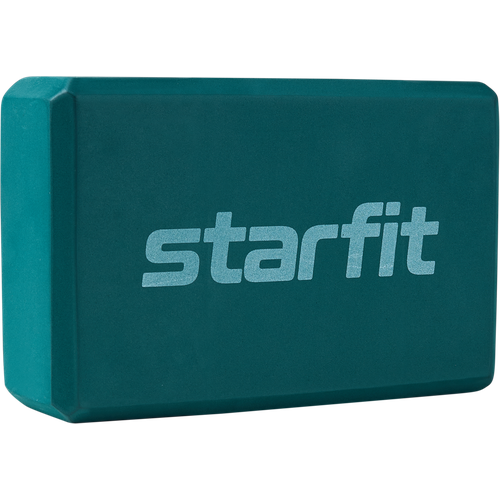 Блок для йоги Starfit Yb-200 Eva, изумрудный блок для йоги starfit core yb 200 eva 8cm purple pastel ут 00018927