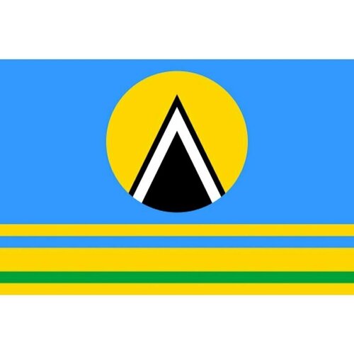 Флаг сельского поселения Ульт-Ягун. Размер 135x90 см.