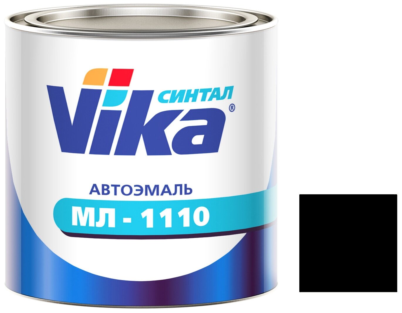 Краска 601 черная вика 0,8кг
