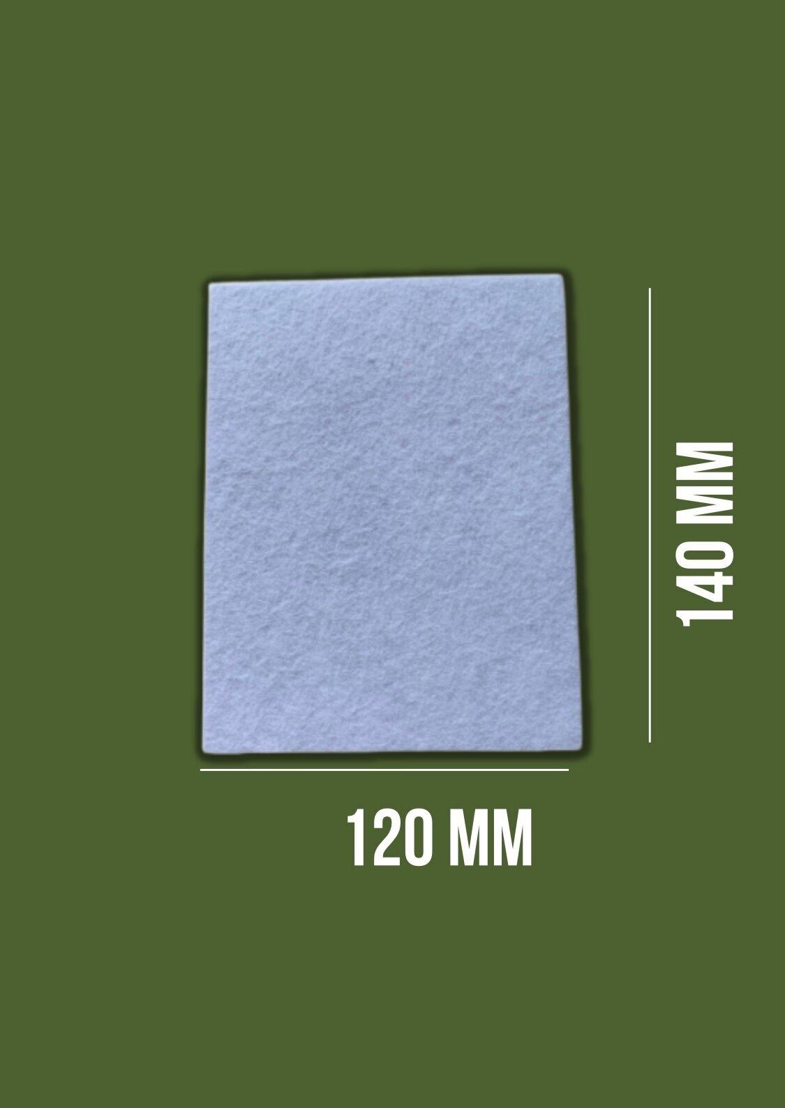 Пылевой универсальный фильтр, микрофильтр для пылесоса, 140*120 мм, 3 шт - фотография № 2
