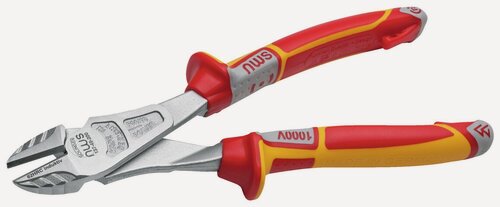 Изображение товара Бокорезы силовые диэлектрические NWS 1000В VDE 180 мм, покрытие Crom, рукоятки SoftGripp 3K арт.137-49-VDE-180