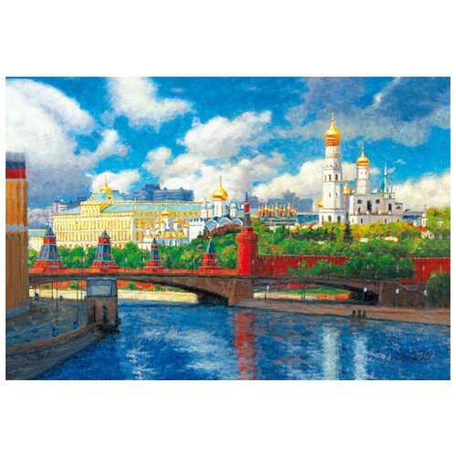 Деревянный пазл DAVICI Московский Кремль, 180 деталей