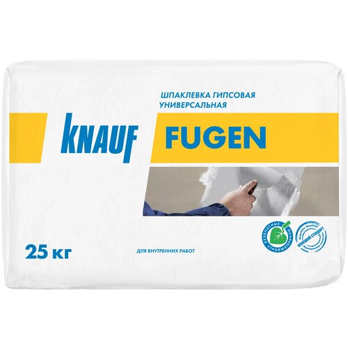 Шпатлевка Кнауф «Фуген» (Knauf Fugen) 25кг шпатлевка bergauf fugen gips гипсовая 25кг