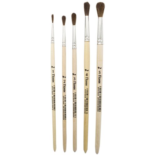 фото Набор 5 кистей 'ромашка' артком