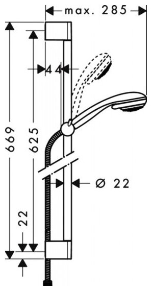 Набор душевой Hansgrohe - фото №6