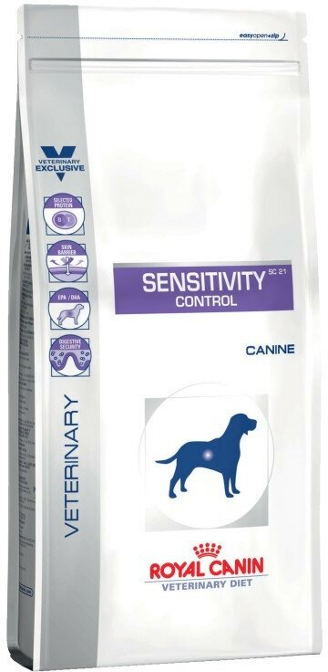 Корм для взрослых собак при пищевой аллергии Royal Canin Sensitivity Control SC 21 Canine (Сенситивити Контрол) сухой диетический, 1,5 кг - фотография № 14