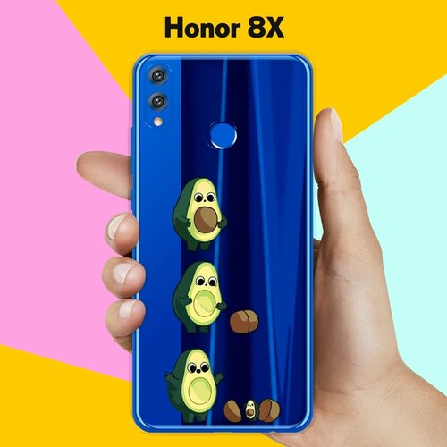 Силиконовый чехол Авокадо из авокадо на Honor 8X силиконовый чехол авокадо из авокадо на honor 9x premium