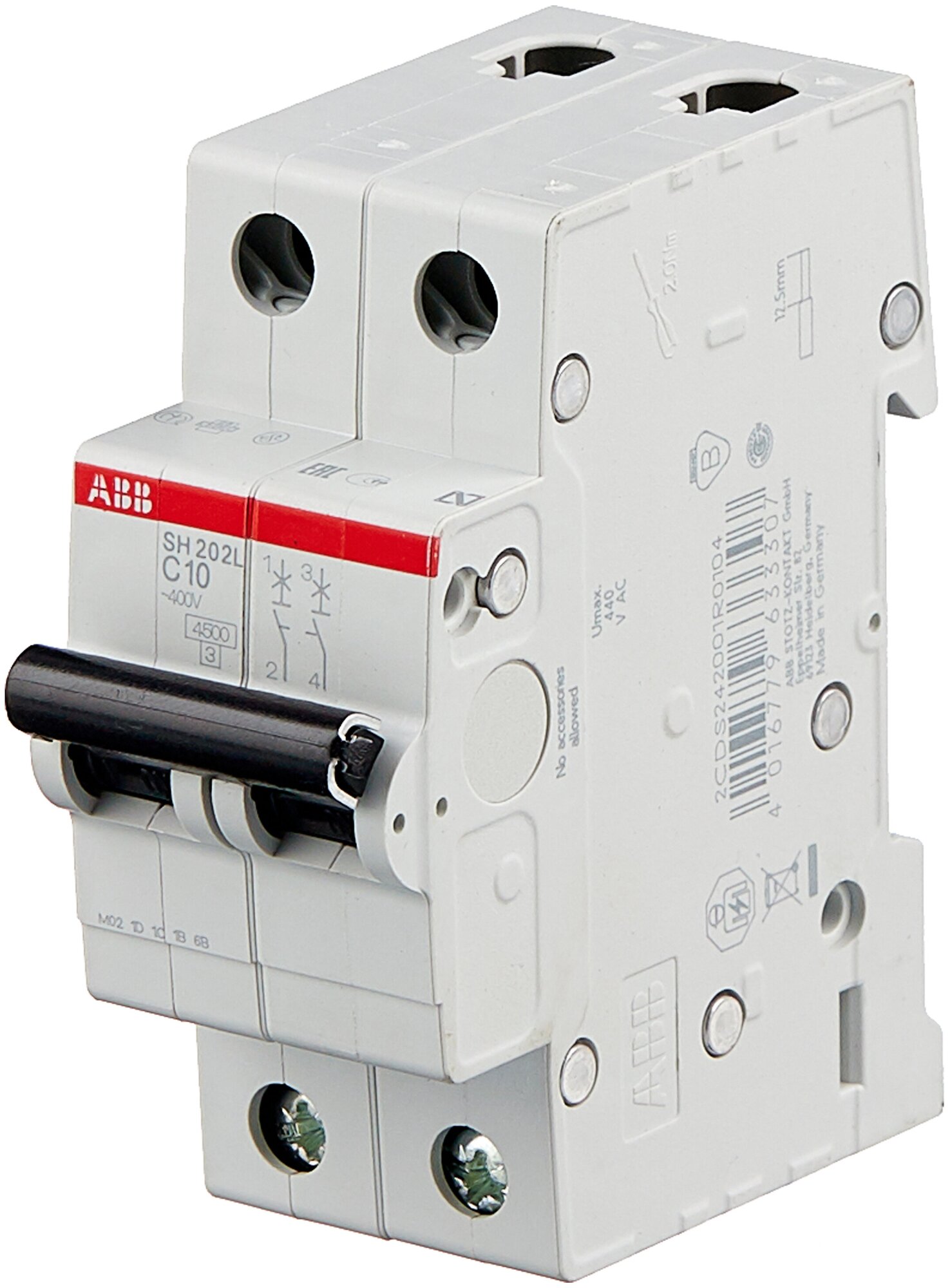 Автоматический выключатель ABB SH202L (С) 45kA