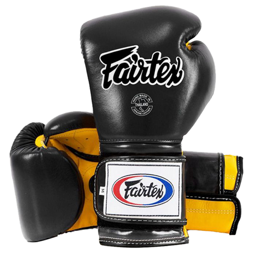 фото Боксерские перчатки fairtex bgv9 black (14 унций)