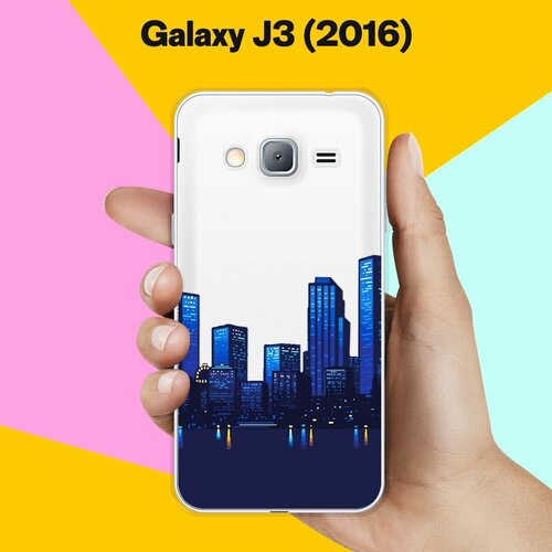 Силиконовый чехол на Samsung Galaxy J3 (2016) Город / для Самсунг Галакси Джи 3 2016 пластиковый чехол i love you 3 на samsung galaxy j3 2016 самсунг галакси джей 3 2016