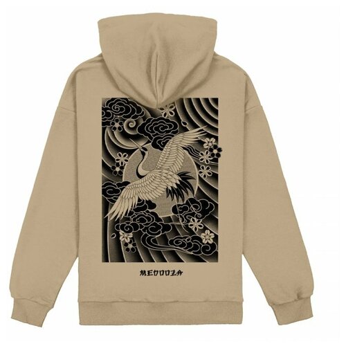 фото Худи "журавль" (песочный) medooza