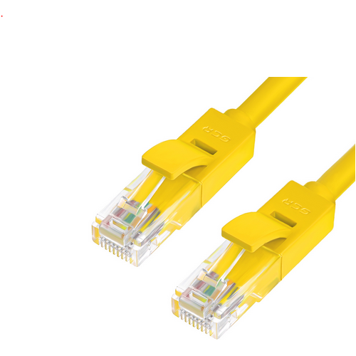 Патч-корд UTP 5E категории 0.5м Greenconnect GCR-LNC02-0.5m литой желтый патч корд utp 5e категории 0 5м greenconnect gcr lnc02 0 5m литой желтый