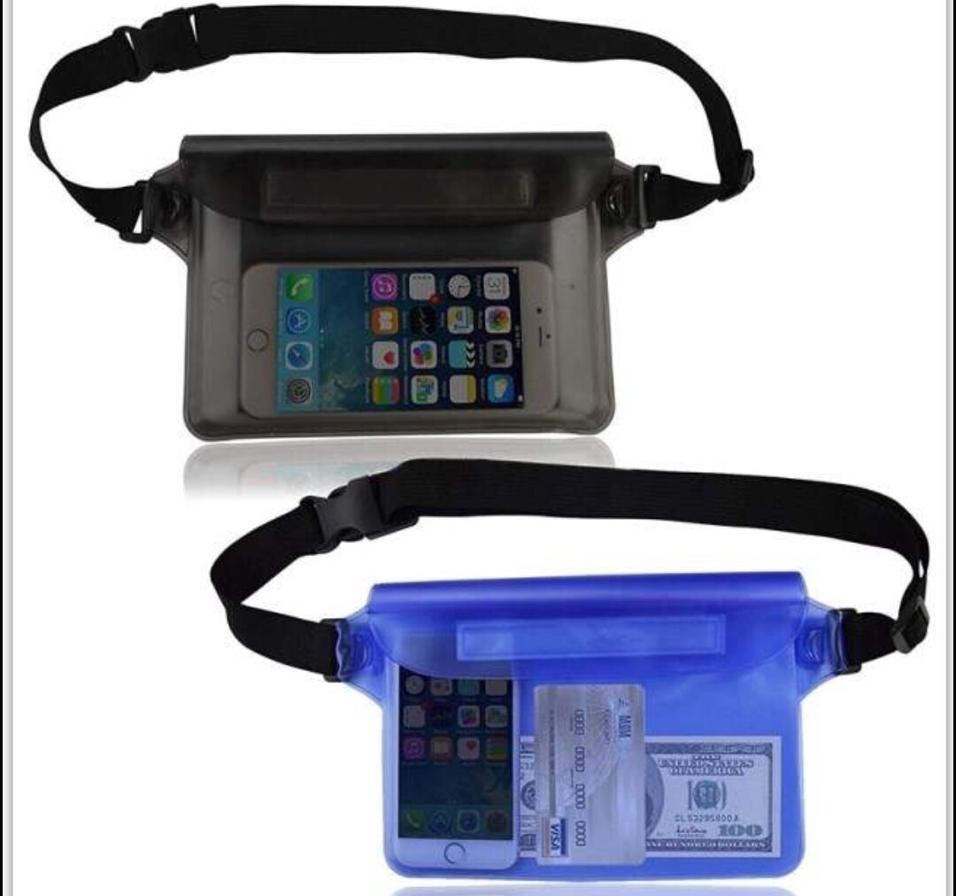 Сумка поясная ECOS  фактура гладкая  синий