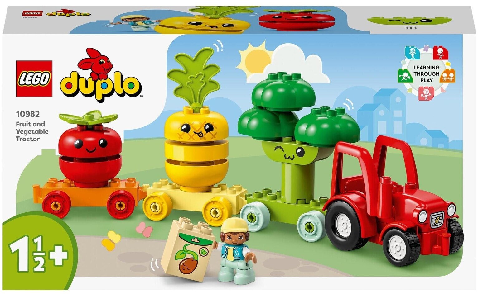 Конструктор Lego Duplo 10982 "Трактор для перевозки овощей и фруктов"