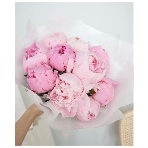 Букет Пионы розовые, красивый букет цветов, шикарный, цветы премиум, пионов.
