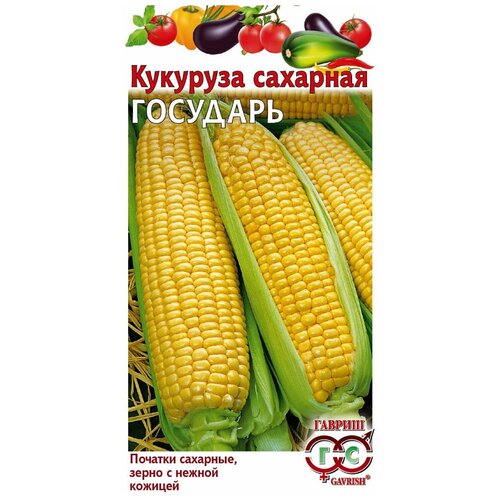 Гавриш Кукуруза Государь F1, 5 грамм семена кукуруза сахарная фаворит f1 5 0г гавриш овощная коллекция 3 упаковки
