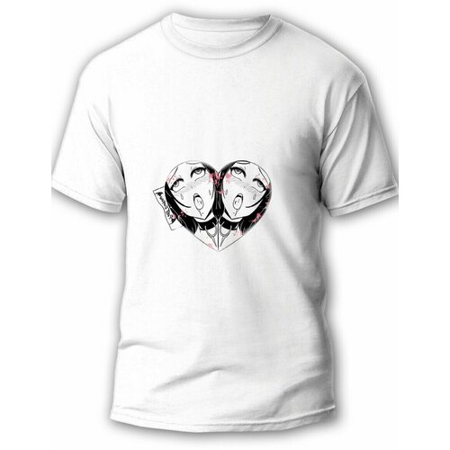 фото Футболка, размер m, белый будь на стиле