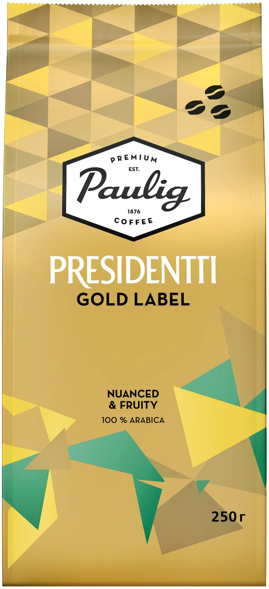 Кофе Paulig Presidentti Gold Label в зернах, 250гр - фото №4