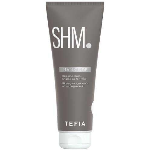 Tefia. Шампунь для волос и тела мужской Hair and Body Shampoo for Men, 285мл, Линия MAN.CODE