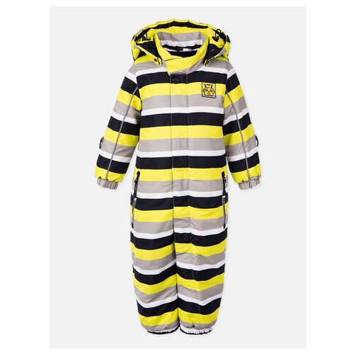 фото Комбинезон playtoday 120317501 размер 80, черный/белый/серый