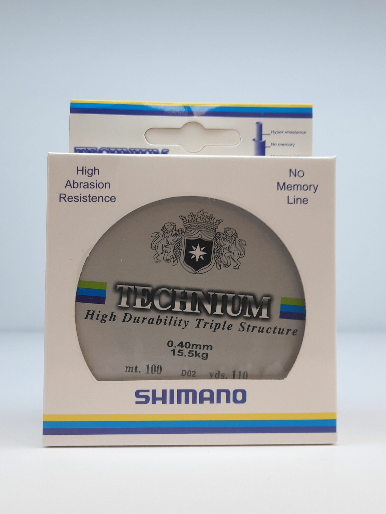 Леска SHIMANO technium 0.40 мм. 15.5 кг. 100 м. рыболовная летняя