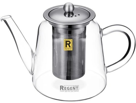 Чайник с фильтр-ситечком Regent Inox 0,9л Linea Franco 93-FR-TEA-08-900
