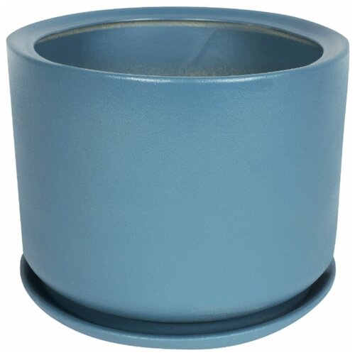Горшок керамический Орфей № 2 (голубой)
