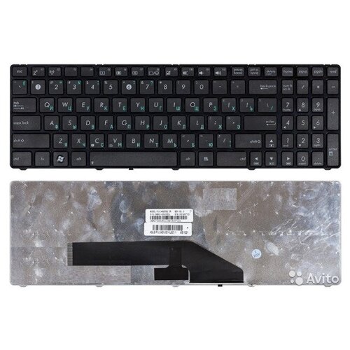 Клавиатура для Asus K50 K60 K70 p/n: 04GNV91KRU00-1, 04GNV91KRU00-2, 04GNVK5KRU01-2 клавиатура для asus k50ij k50in k50 k50i mp 07g73su 5283 k50af k50c k61ic k50ip p50ij x5dij