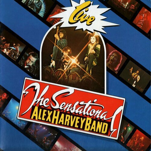 Виниловая пластинка The Sensational Alex Harvey Band Live (Германия 1975г.)