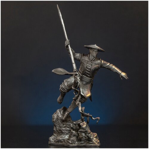 Рейден металлическая фигурка коллекционная чернёная \ Raiden collector's edition figure Mortal Kombat