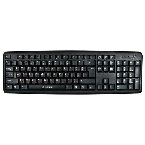 Клавиатура Oklick 90MV2 черный клавиатура проводная dexp k 10002 zk g104 мембранная клавиш 104 usb черная